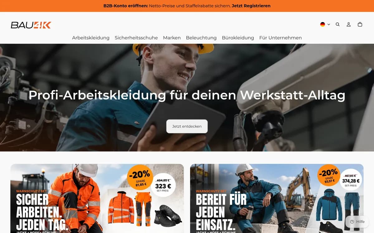 bau4k.de — Shopify veikals