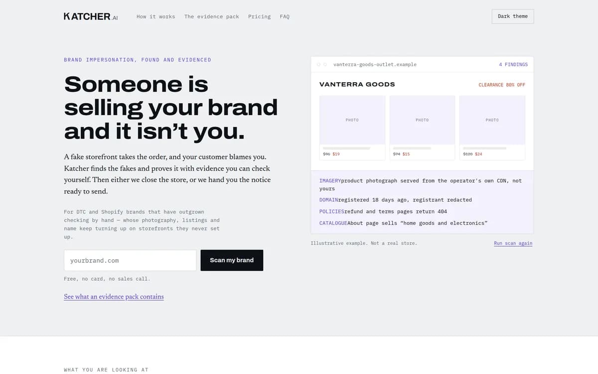 katcher.ai — SaaS produkts