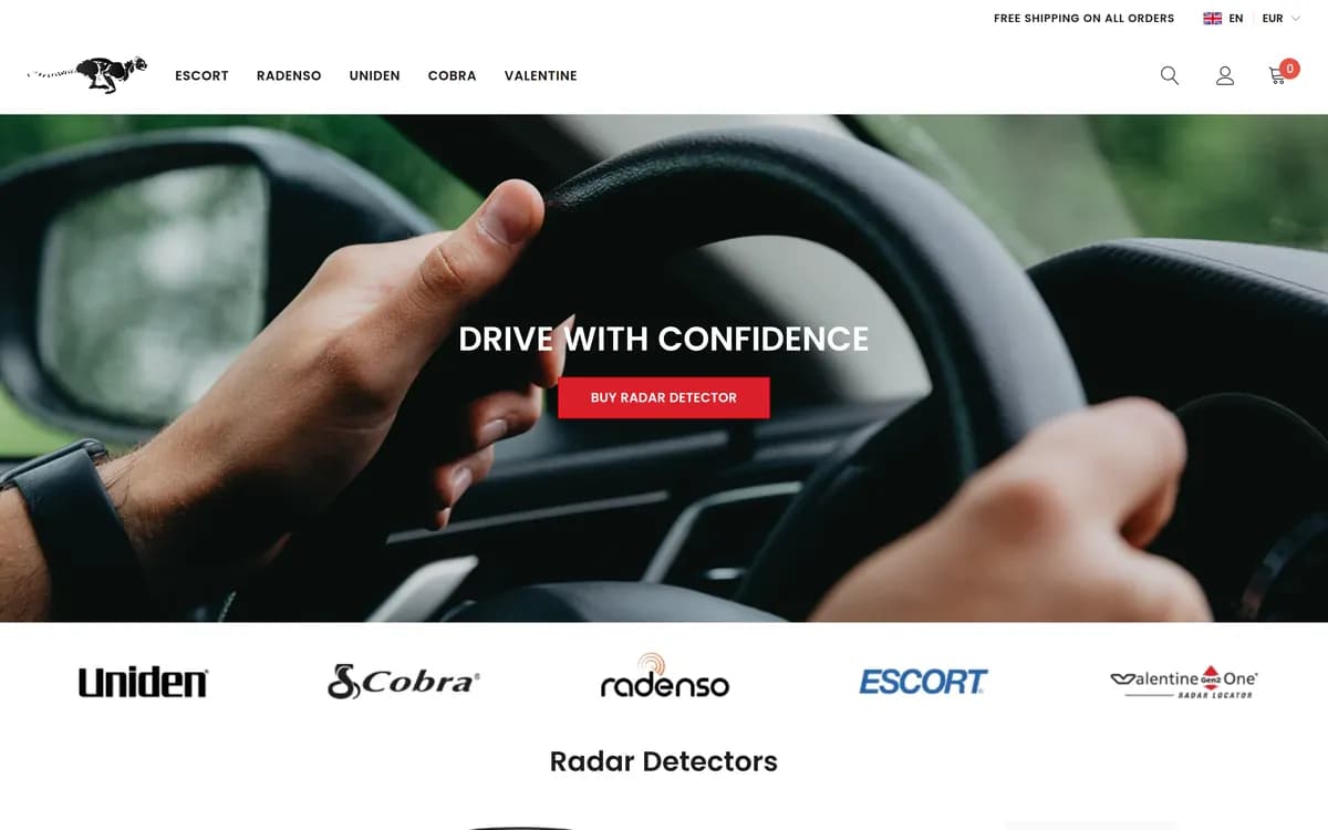 safespeedradar.com — Shopify veikals